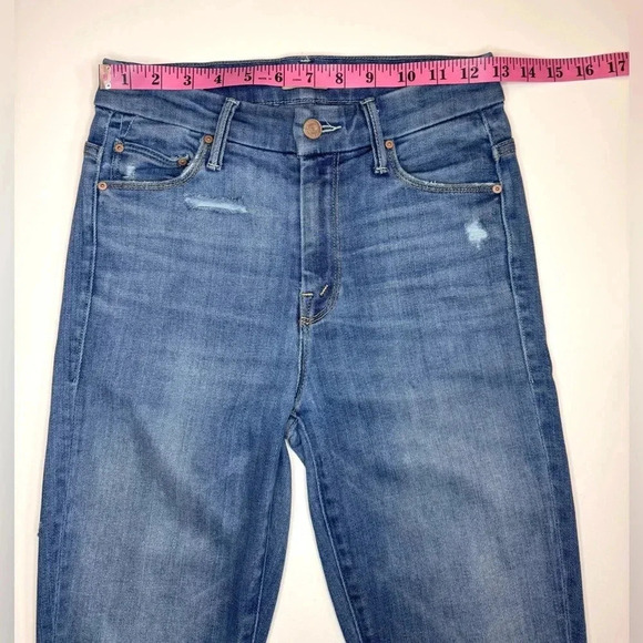 Mother High Waisted Looker Ankle Jeans Size- 24 - Picture 5 of 14